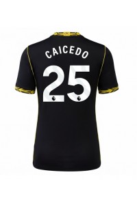 Chelsea Moises Caicedo #25 Jalkapallovaatteet Naisten Vieraspaita 2026-27 Lyhythihainen